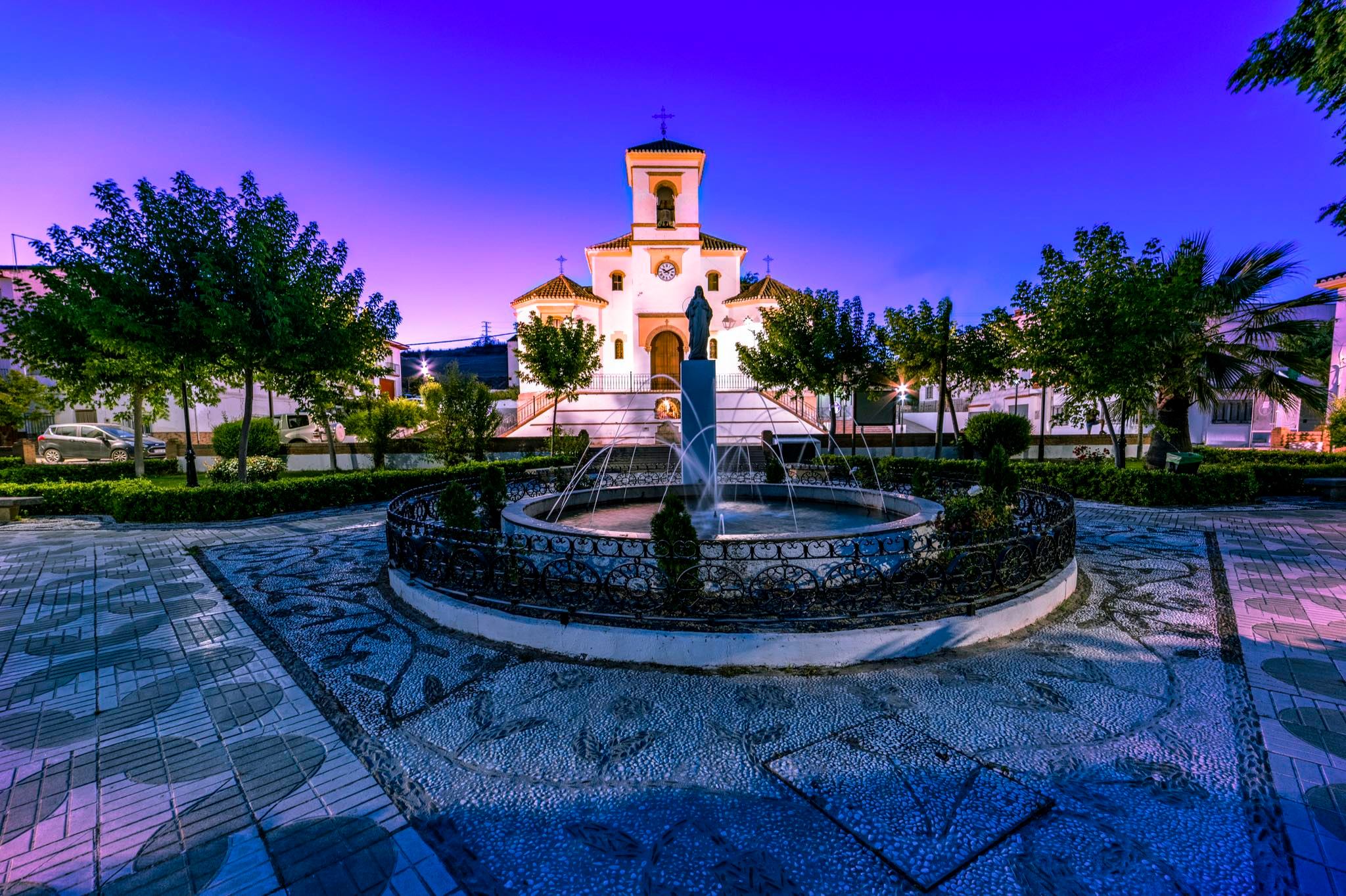 Foto de Plaza Reina Cristina en Arenas del Rey, Granada